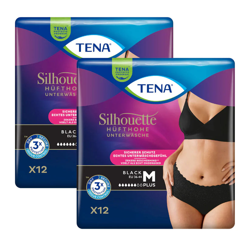 TENA Silhouette Pants Plus Black