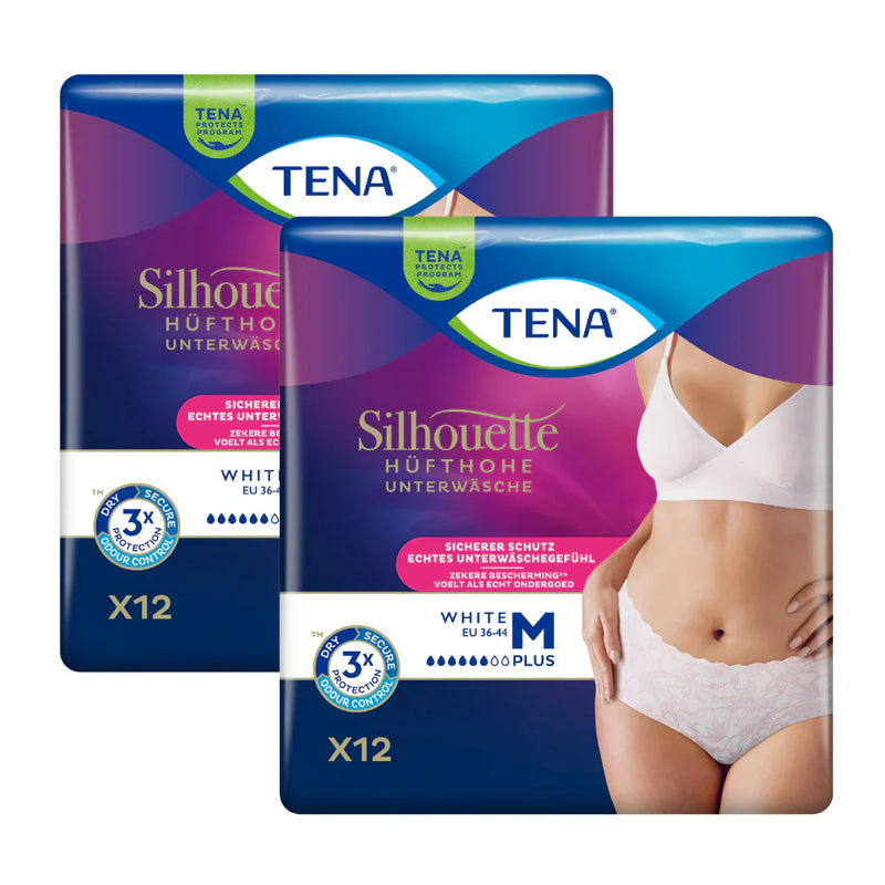TENA Silhouette Pants Plus White